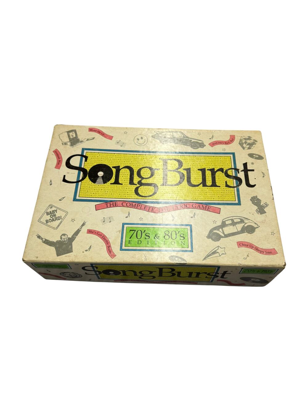 SongBurst 70s 80s Edition Complete Lyric Board Game